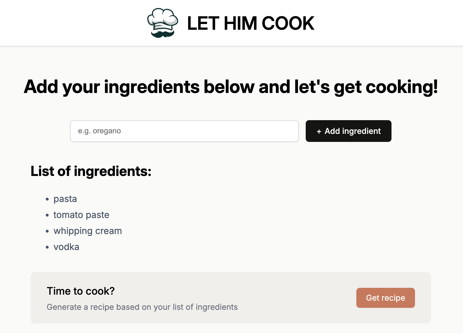 Let Him Cook AI